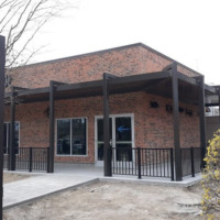 Flat Pan Self Guttering Canopy