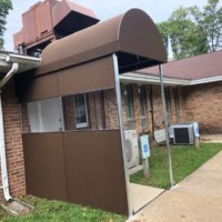 Half barrel style with wall