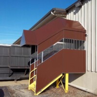 Covered stairway
