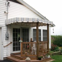 Custom Shaped Awning to Fit Patio